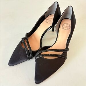 I. Miller Women’s Black Pumps Mid Heels Pointed Toe Size 7 M New Only Disply